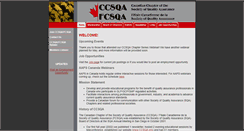 Desktop Screenshot of ccsqa.org